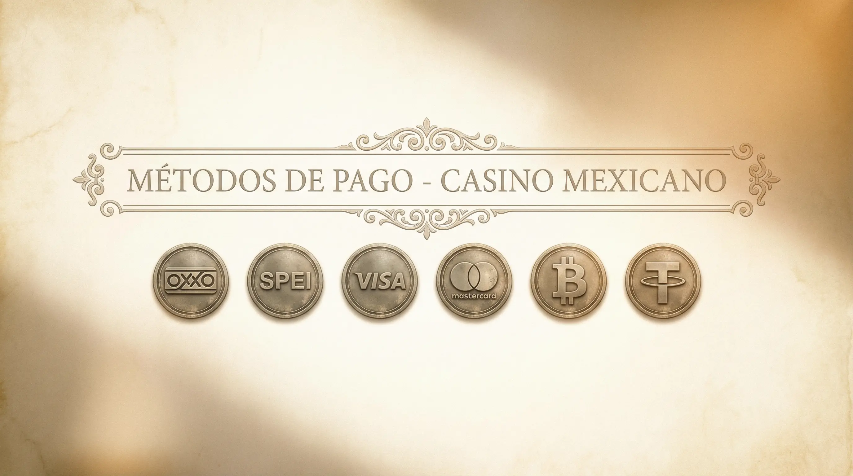 Métodos de pago OXXO SPEI Visa Mastercard Bitcoin